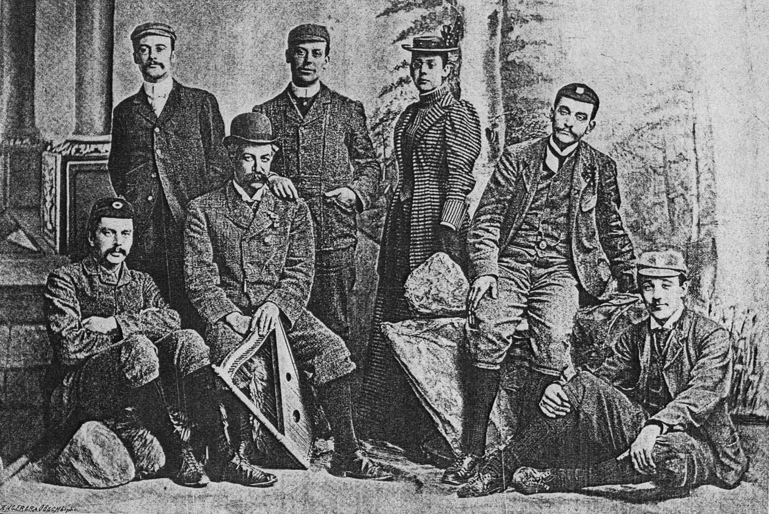 Percy French - The Office Lyreand other members of the <i>Irish Cyclist</i> staff, 21 June 1893