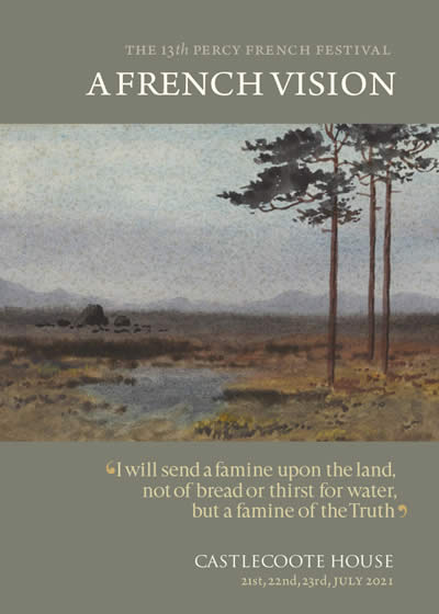 2021 Percy French Festival brochure cover