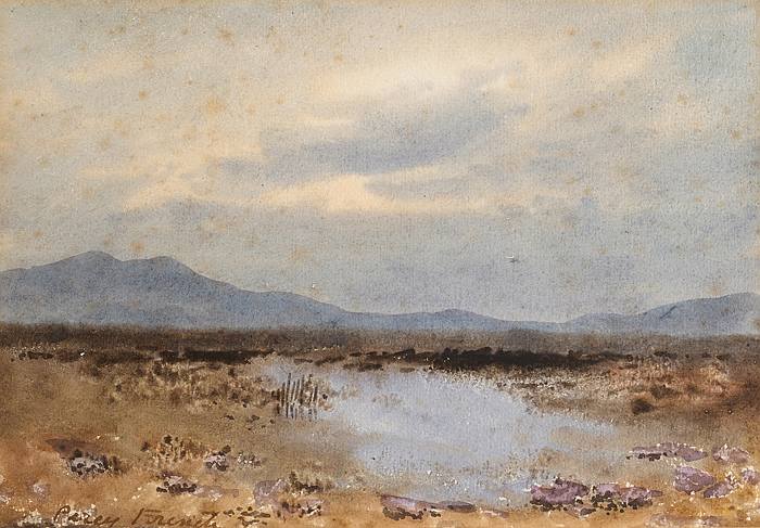 percy french painting of a bog lake