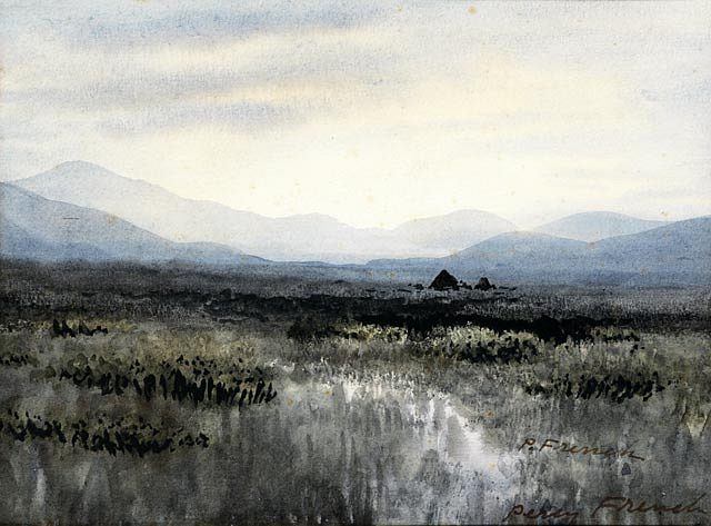 percy french painting of a bog